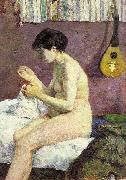 Paul Gauguin Study of a Nude oil painting reproduction